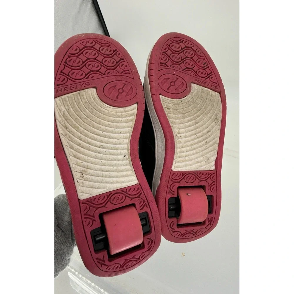 Heelys Black Pink Roller Skate Shoes Youth 3 Y2K‎ Skater Emo Scene